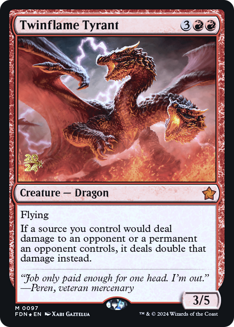 Image of Twinflame Tyrant [Foundations Prerelease Promos]