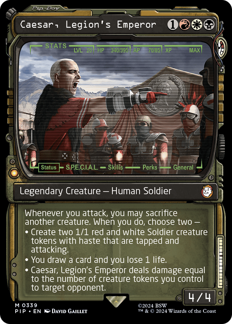 Image of Caesar, Legion's Emperor (Showcase) [Fallout]