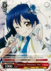 Runaway Delusions, Umi (LL/W24-E062 C) [Love Live!]