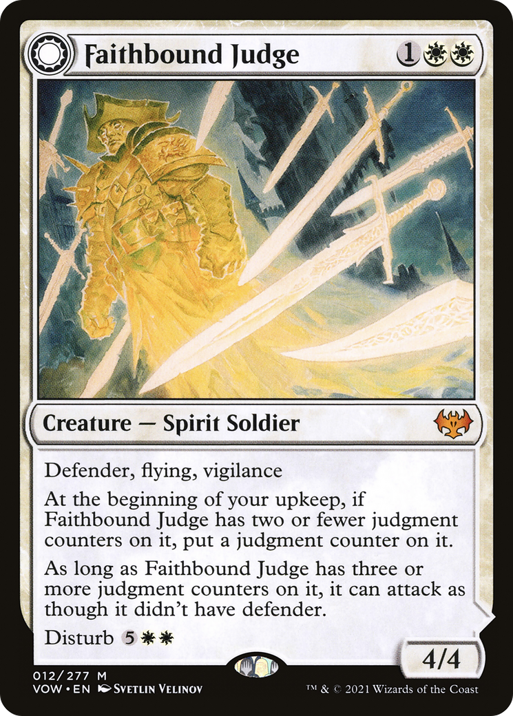 Image of Faithbound Judge // Sinner's Judgment [Innistrad: Crimson Vow]