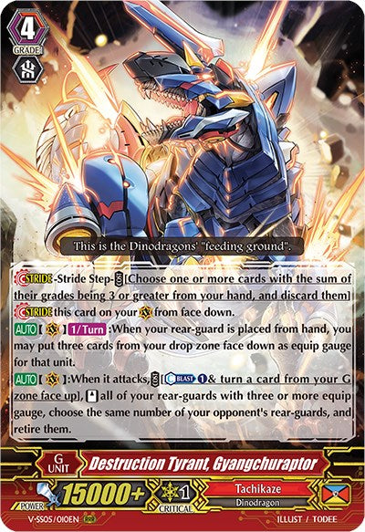 Image of Destruction Tyrant, Gyangchuraptor (V-SS05/010EN) [Premium Collection 2020]