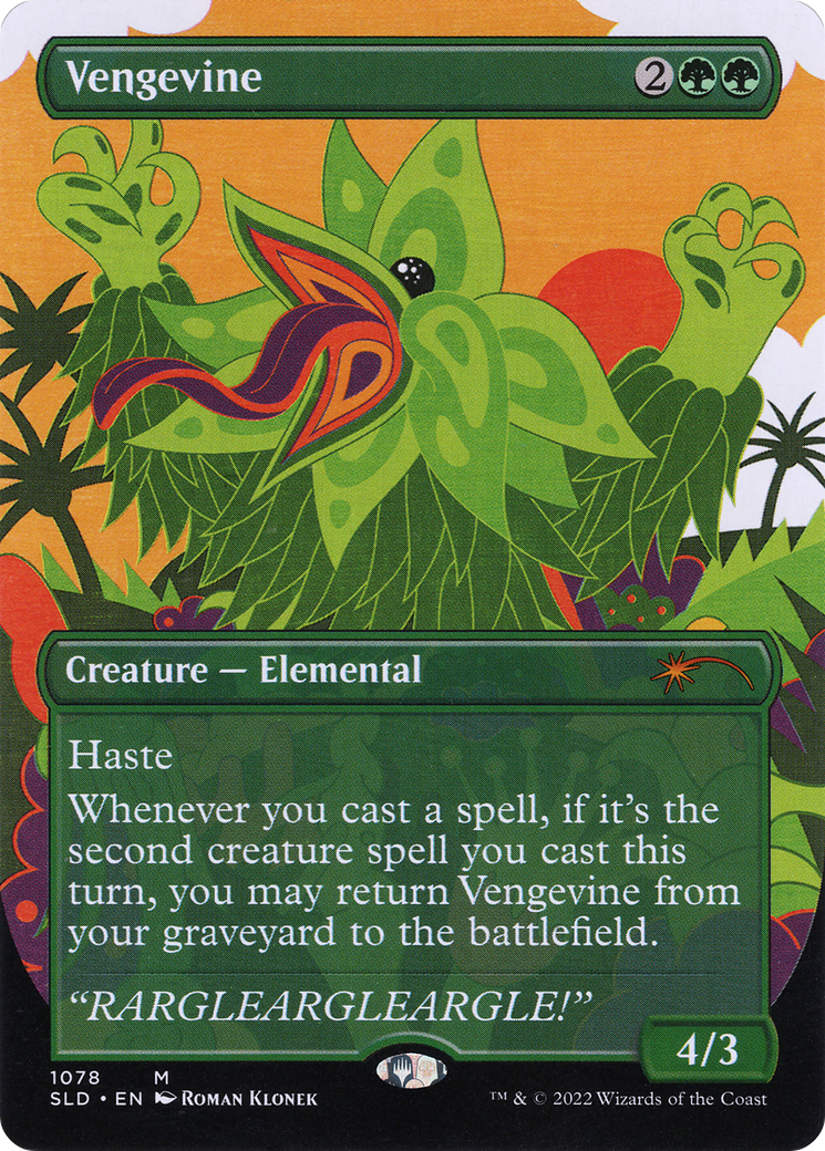 Image of Vengevine (Borderless) [Secret Lair Drop Series]
