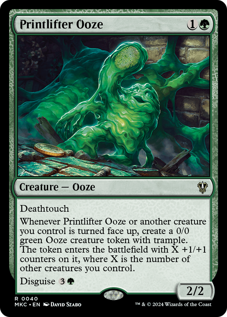 Image of Printlifter Ooze [Murders at Karlov Manor Commander]