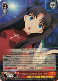 Image of A Master's Mental State, Rin (FS/S34-E059 R) [Fate/Stay Night [Unlimited Blade Works]]