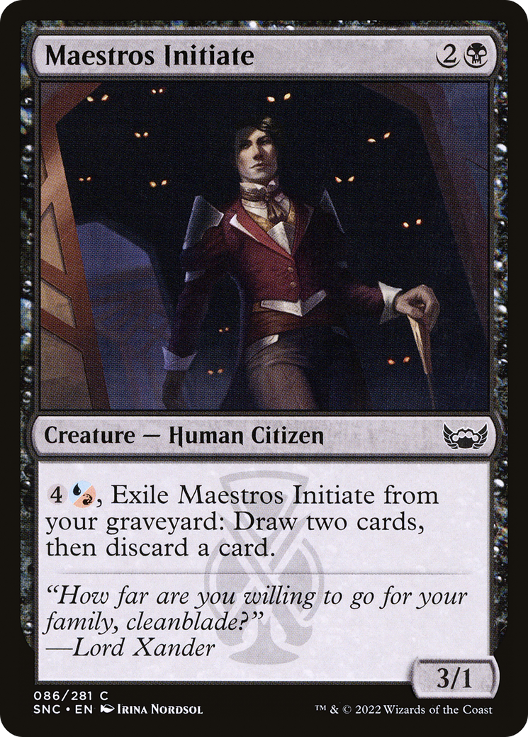 Image of Maestros Initiate [Streets of New Capenna]