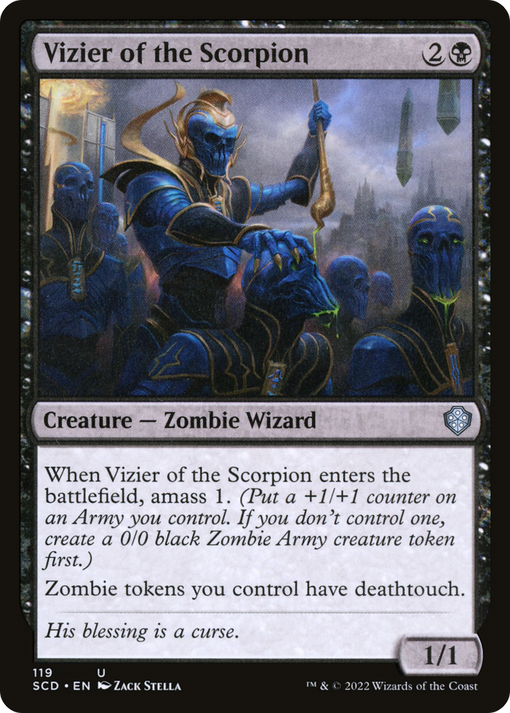 Image of Vizier of the Scorpion [Starter Commander Decks]