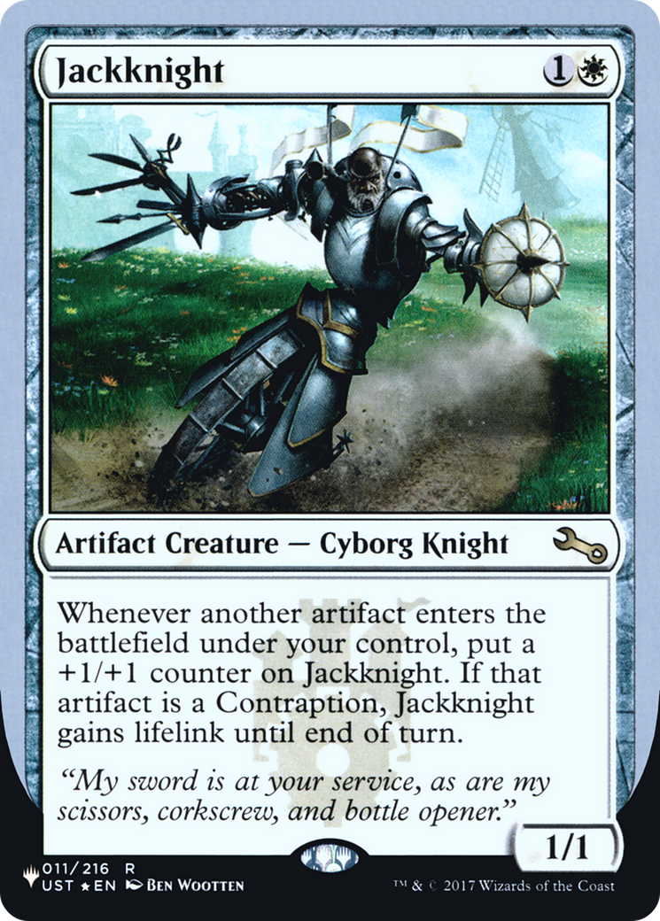 Image of Jackknight (Unfinity Foil Edition) [The List]