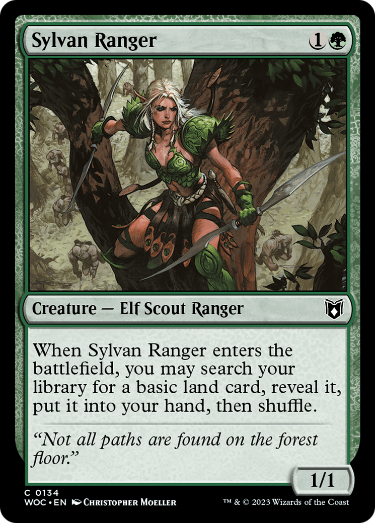 Image of Sylvan Ranger [Wilds of Eldraine Commander]