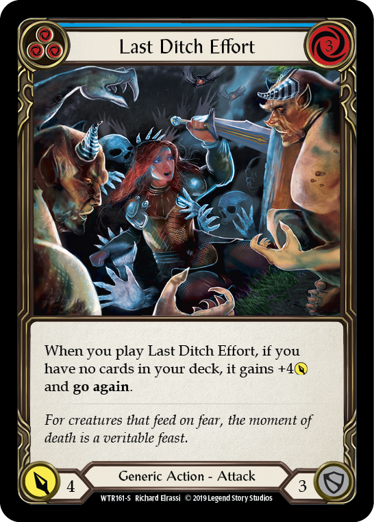 Image of Last Ditch Effort [WTR161-S] (Welcome to Rathe)  Alpha Print Rainbow Foil