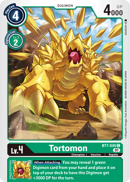 Image of Tortomon [BT7-045] [Next Adventure]