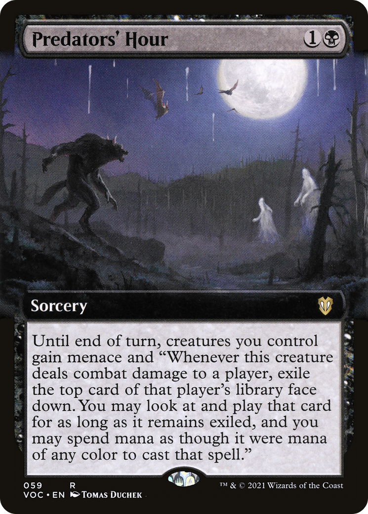 Image of Predators' Hour (Extended Art) [Innistrad: Crimson Vow Commander]