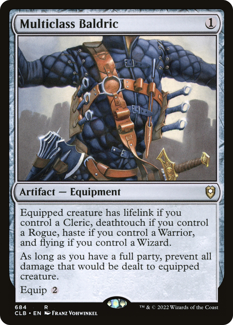 Image of Multiclass Baldric [Commander Legends: Battle for Baldur's Gate]