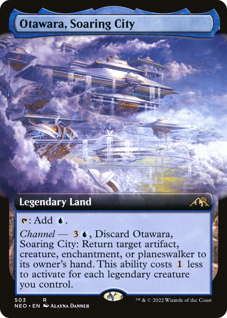 Image of Otawara, Soaring City (Extended Art) [Kamigawa: Neon Dynasty]