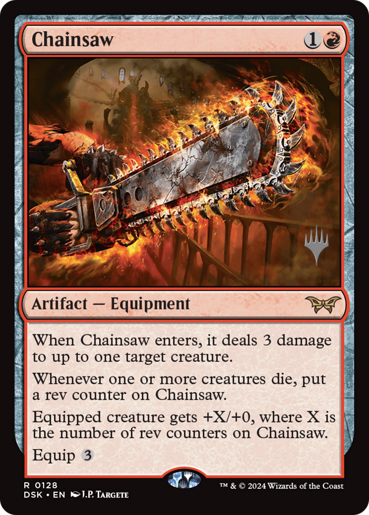 Image of Chainsaw (Promo Pack) [Duskmourn: House of Horror Promos]