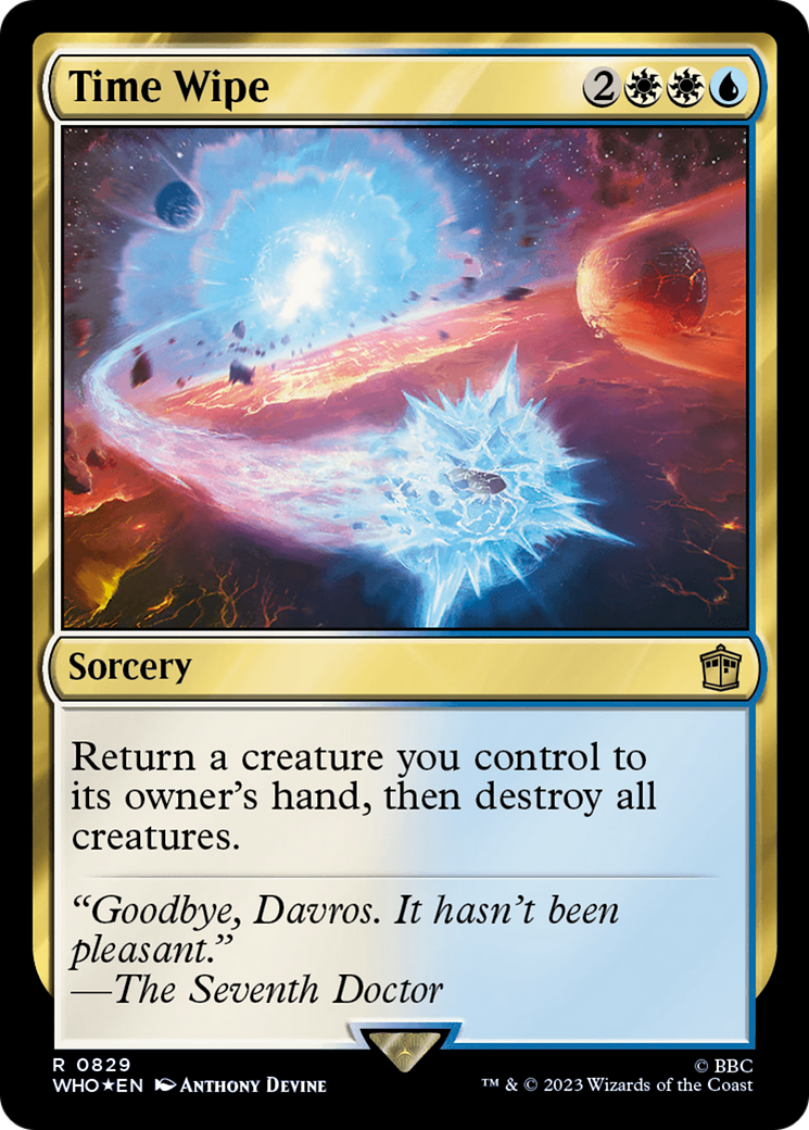 Image of Time Wipe (Surge Foil) [Doctor Who]