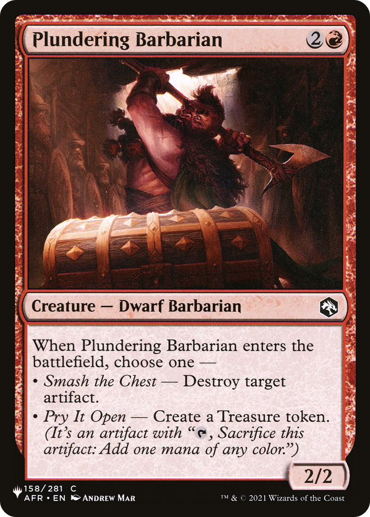 Image of Plundering Barbarian [The List]