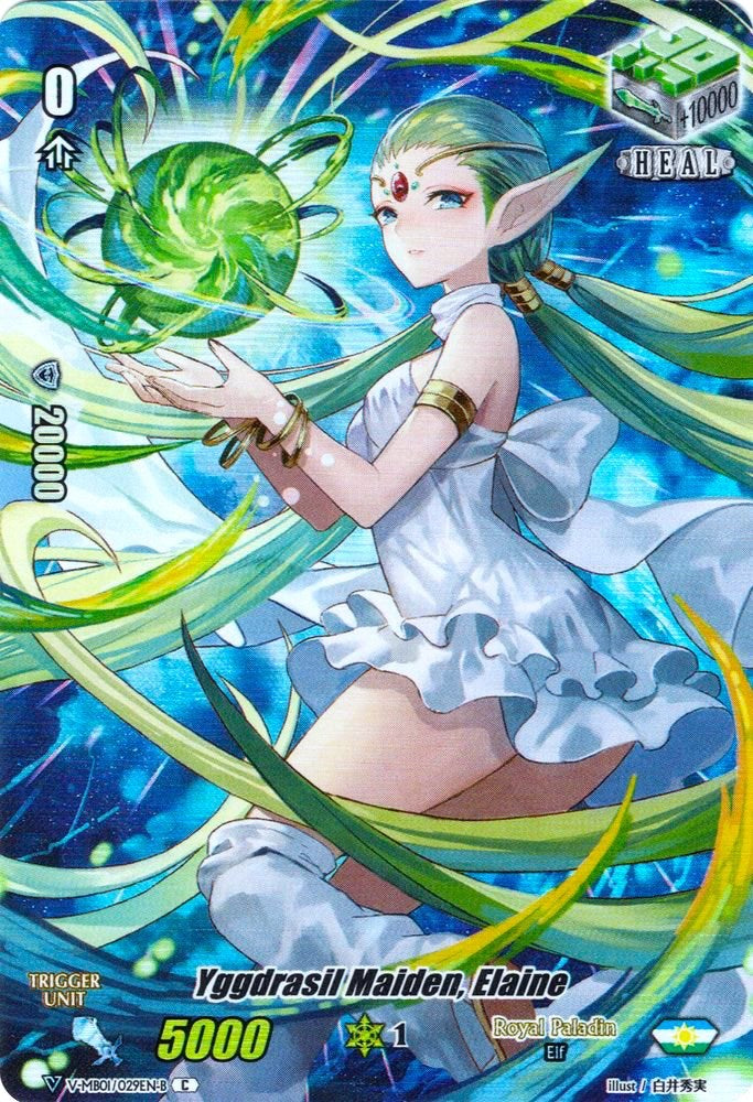 Image of Yggdrasil Maiden, Elaine (Full Art) (Parallel Foil) (V-MB01/029EN-B) [PSYqualia Strife]