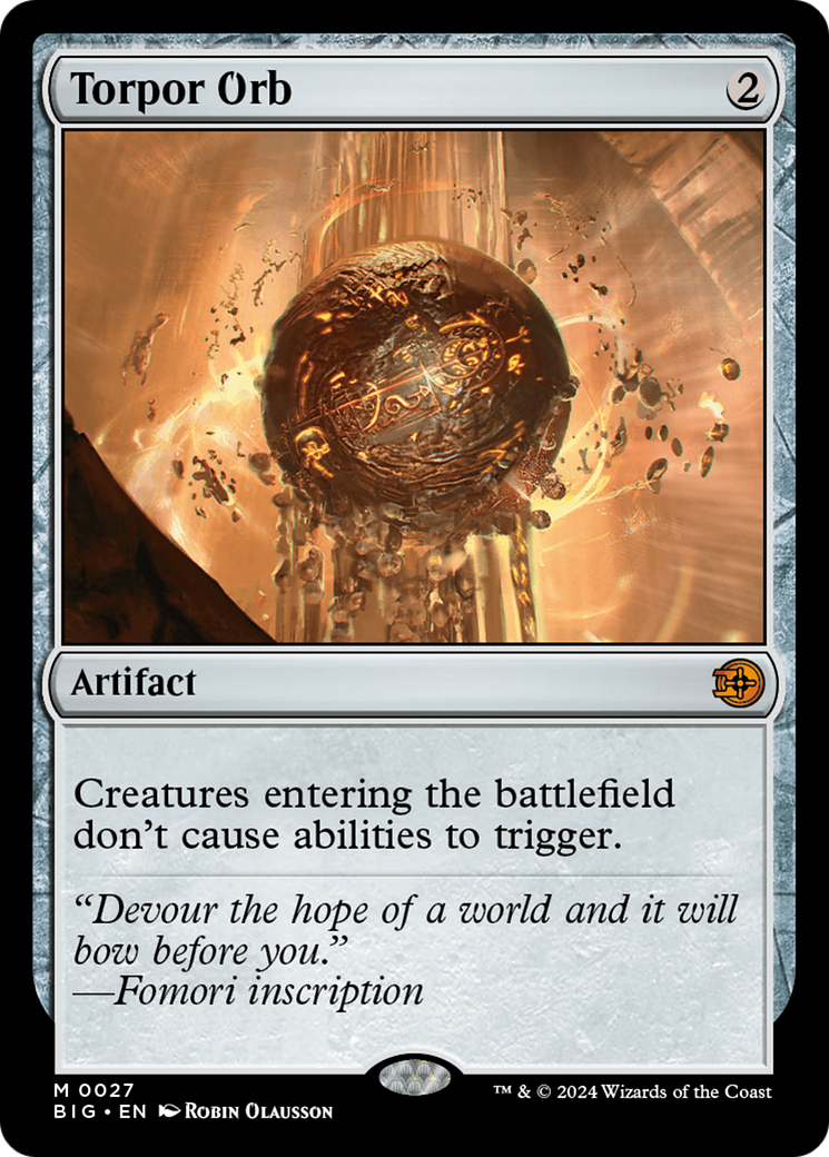 Image of Torpor Orb [Outlaws of Thunder Junction: The Big Score]