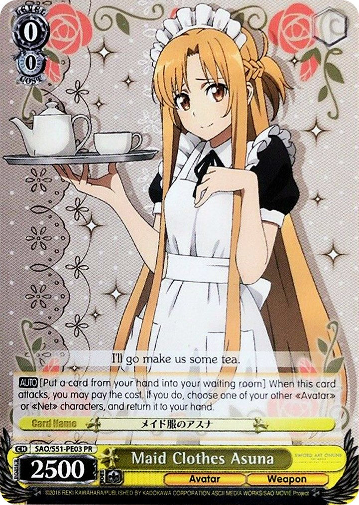 Image of Maid Clothes Asuna (SAO/S51-PE03 PR) (Promo) [Sword Art Online The Movie: -Ordinal Scale-]