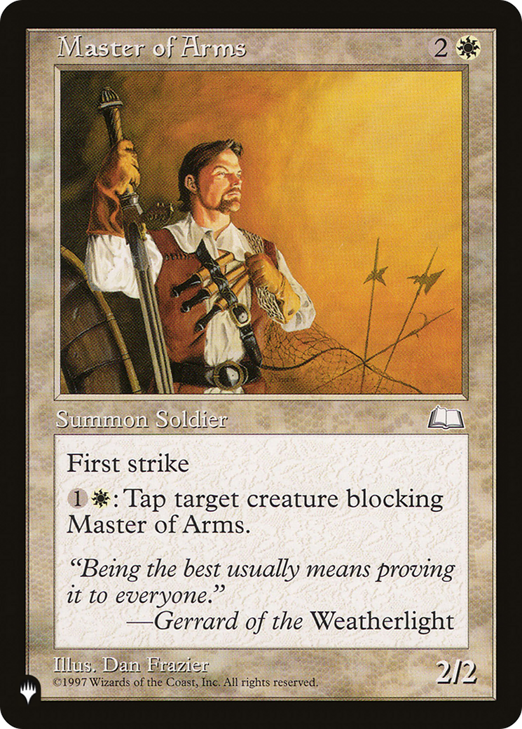 Image of Master of Arms [The List]
