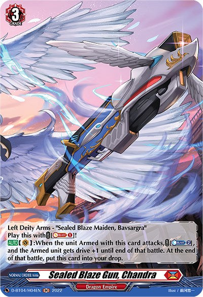 Image of Sealed Blaze Gun, Chandra (D-BT04/H04EN) [Awakening of Chakrabarthi]