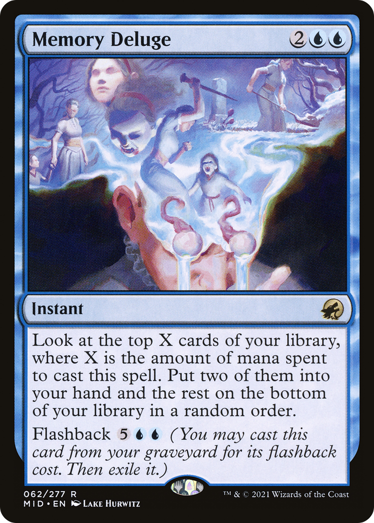 Image of Memory Deluge [Innistrad: Midnight Hunt]