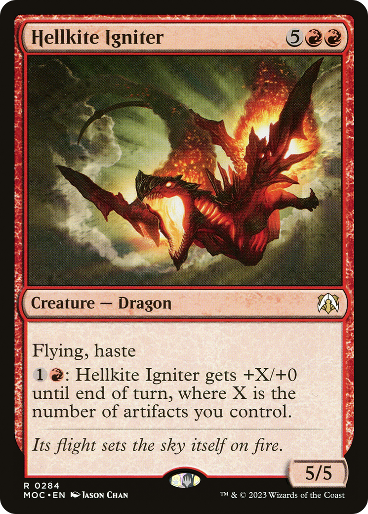 Image of Hellkite Igniter [March of the Machine Commander]