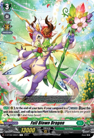 Image of Full Blown Dragon (D-BT08/086EN) [Minerva Rising]