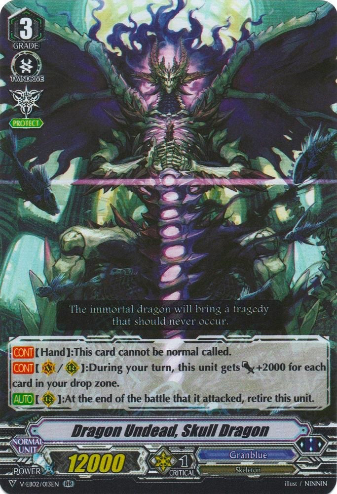 Image of Dragon Undead, Skull Dragon (V-EB02/013EN) [Champions of the Asia Circuit]