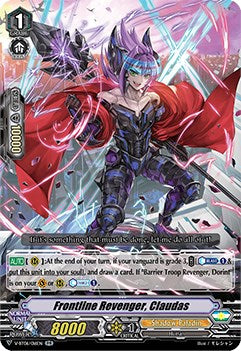 Image of Frontline Revenger, Claudas (V-BT06/016EN) [Phantasmal Steed Restoration]