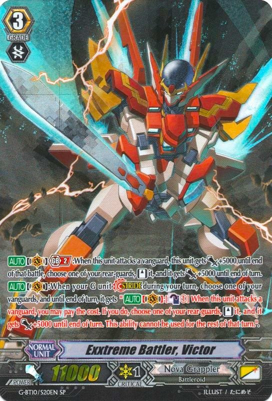 Image of Exxtreme Battler, Victor (G-BT10/S20EN) [Raging Clash of the Blade Fangs]