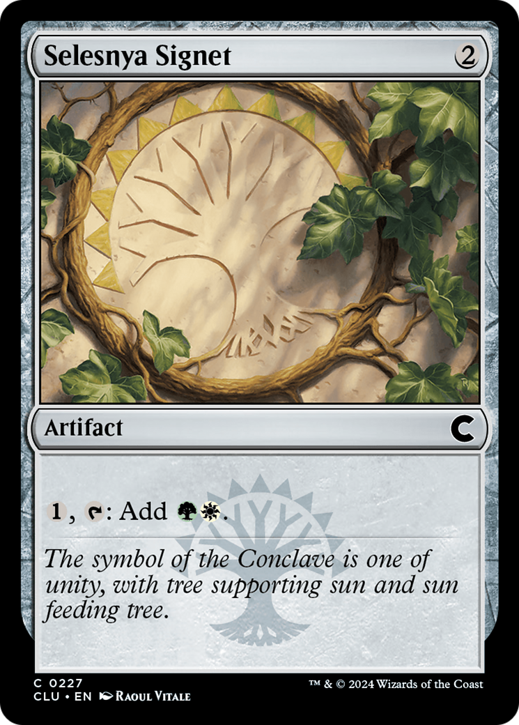 Image of Selesnya Signet [Ravnica: Clue Edition]