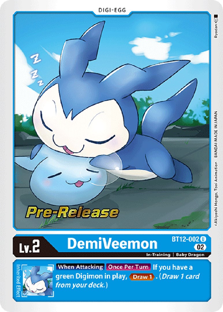Image of DemiVeemon [BT12-002] [Across Time Pre-Release Cards]