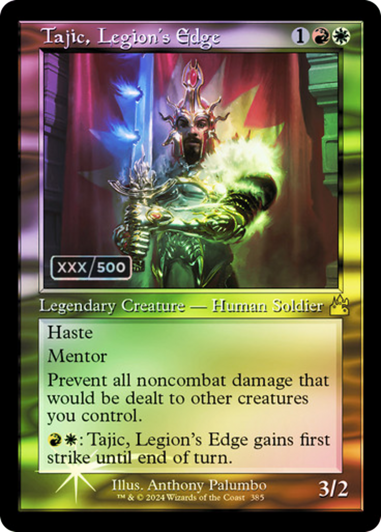 Image of Tajic, Legion's Edge (Retro) (Serialized) [Ravnica Remastered]
