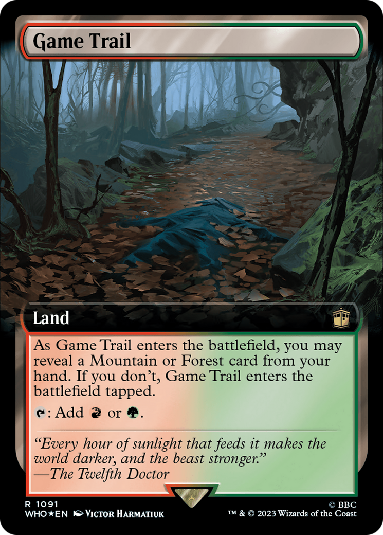 Image of Game Trail (Extended Art) (Surge Foil) [Doctor Who]