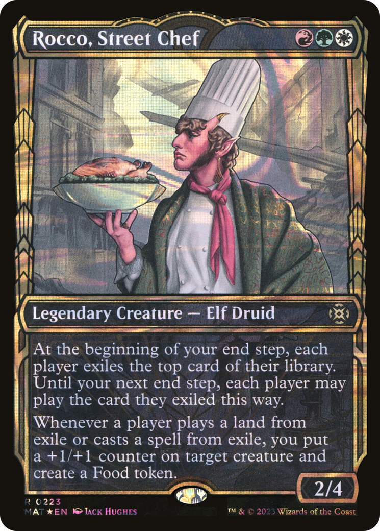 Image of Rocco, Street Chef (Showcase Halo Foil) [March of the Machine: The Aftermath]