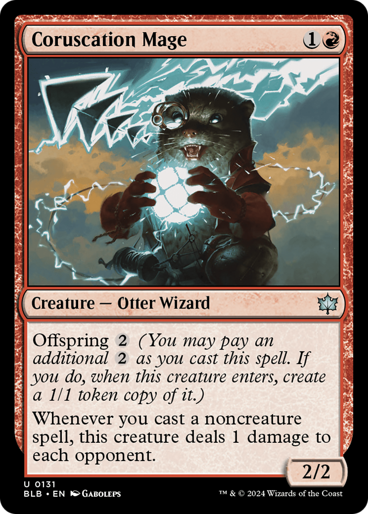 Image of Coruscation Mage [Bloomburrow]