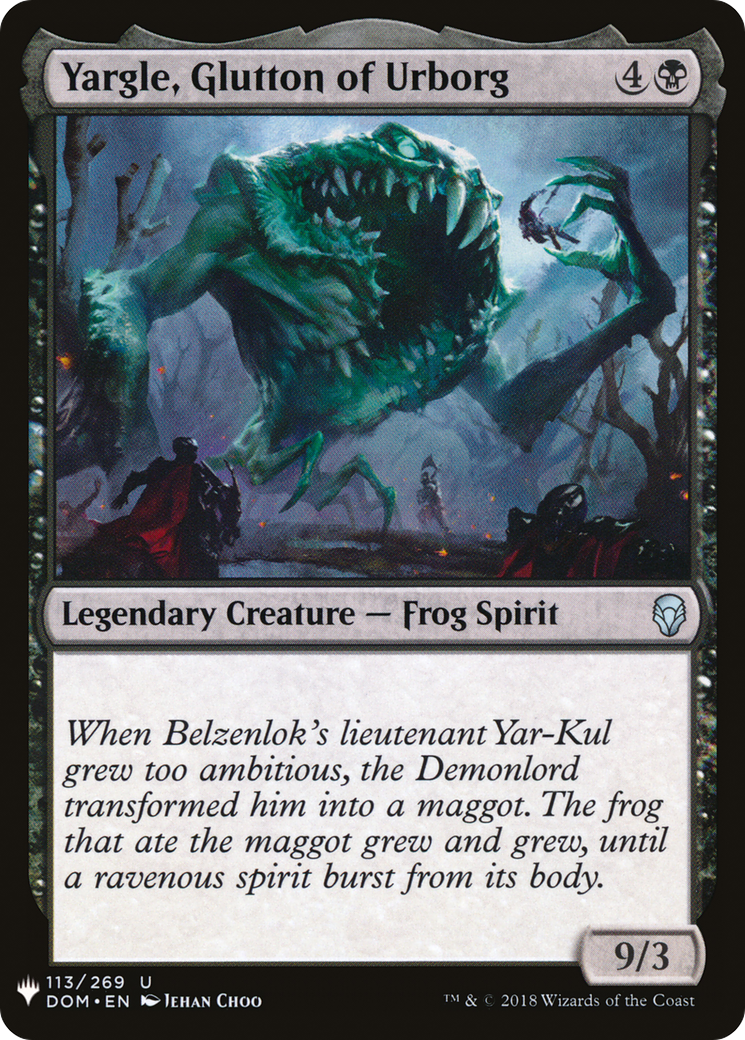 Image of Yargle, Glutton of Urborg [Mystery Booster]