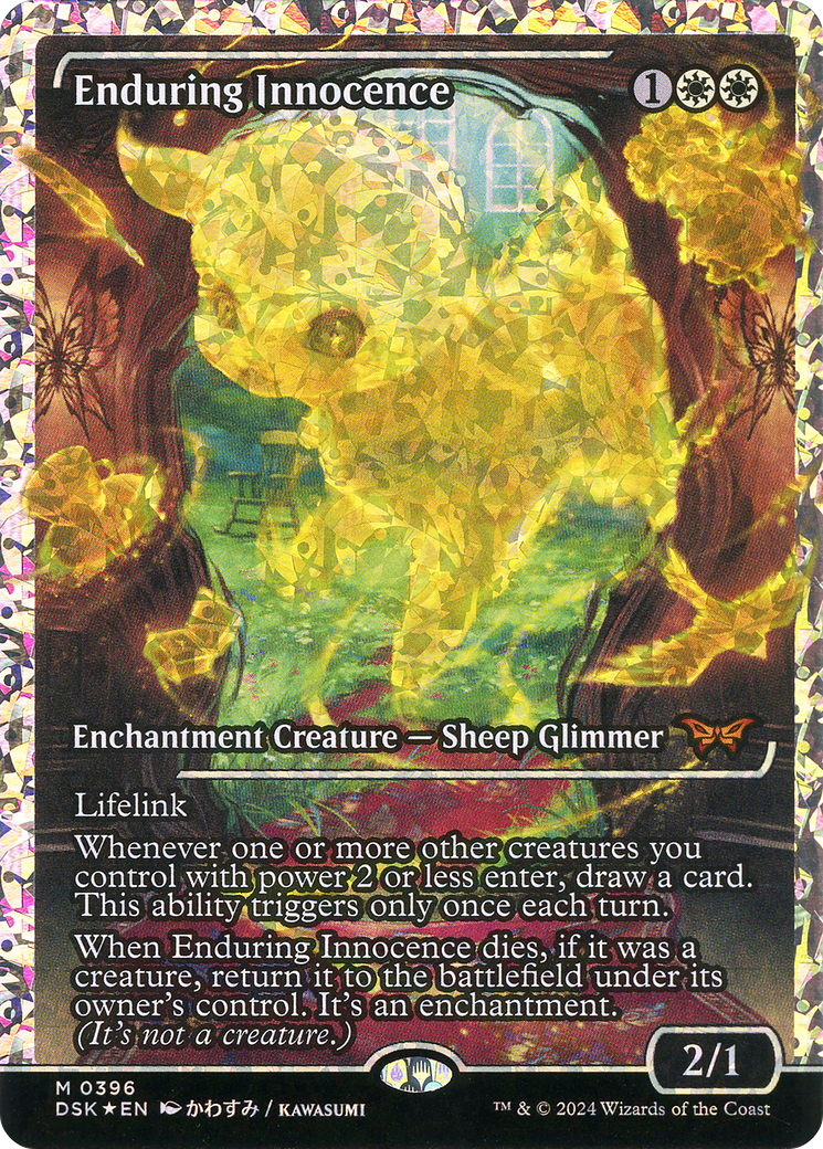 Image of Enduring Innocence (Japan Showcase Fracture Foil) [Duskmourn: House of Horror]