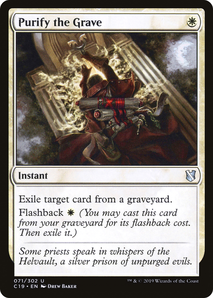 Image of Purify the Grave [Commander 2019]
