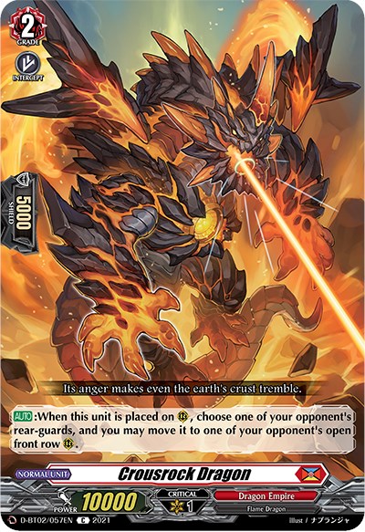 Image of Crousrock Dragon (D-BT02/057EN) [A Brush with the Legends]