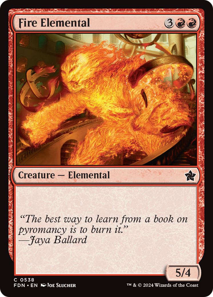 Image of Fire Elemental [Foundations]