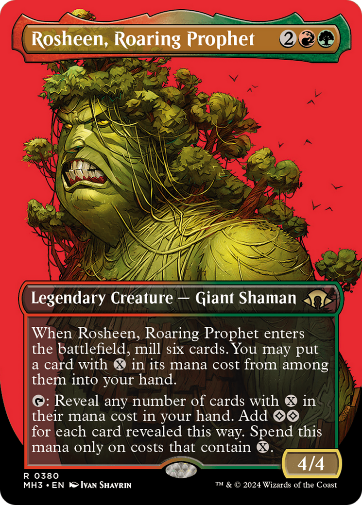 Image of Rosheen, Roaring Prophet (Borderless) [Modern Horizons 3]