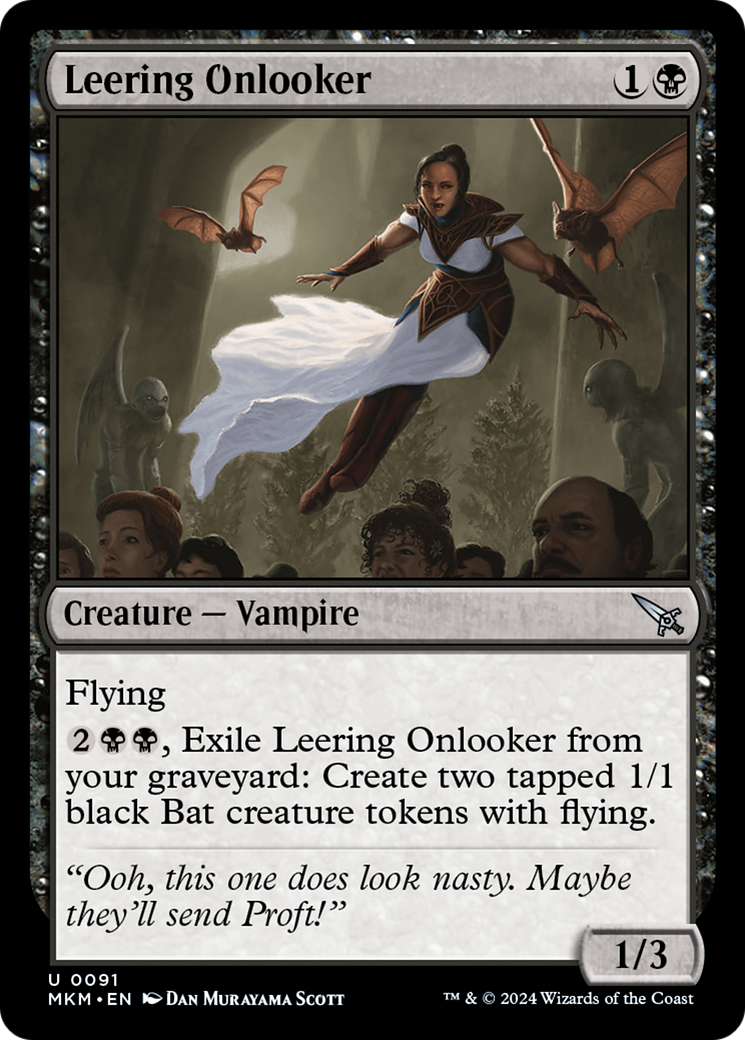 Image of Leering Onlooker [Murders at Karlov Manor]