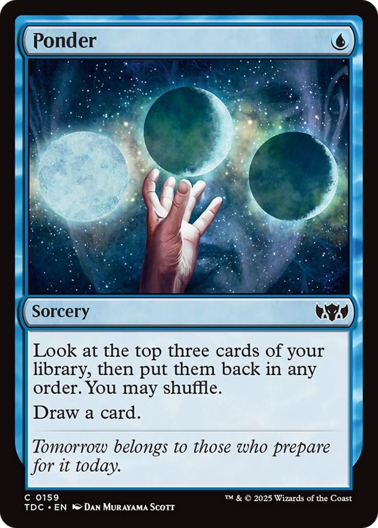 Image of Ponder [Tarkir: Dragonstorm Commander]