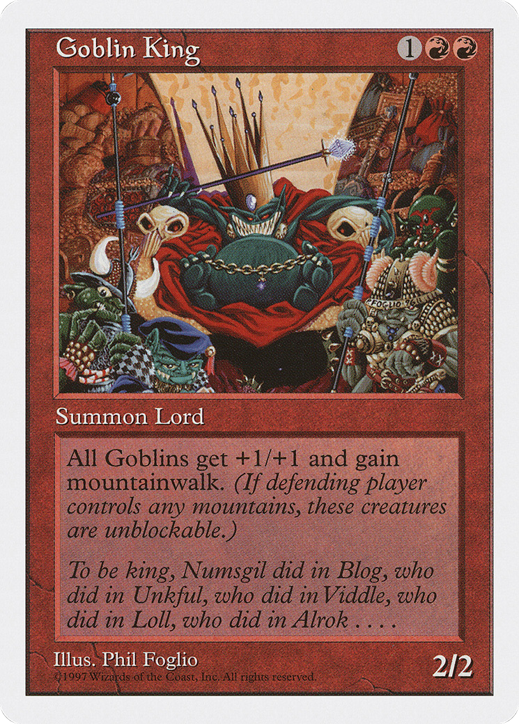 Image of Goblin King [Fifth Edition]