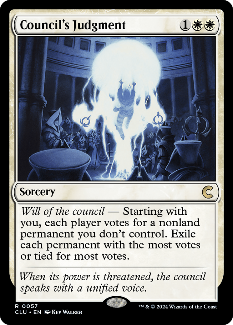 Image of Council's Judgment [Ravnica: Clue Edition]