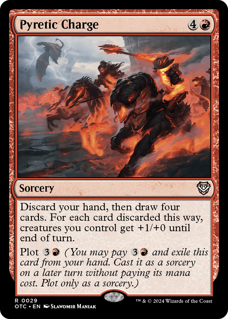 Image of Pyretic Charge [Outlaws of Thunder Junction Commander]