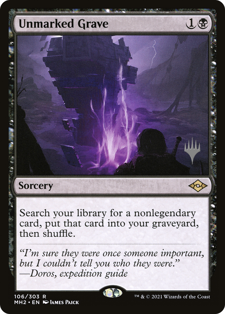 Image of Unmarked Grave (Promo Pack) [Murders at Karlov Manor Promos]