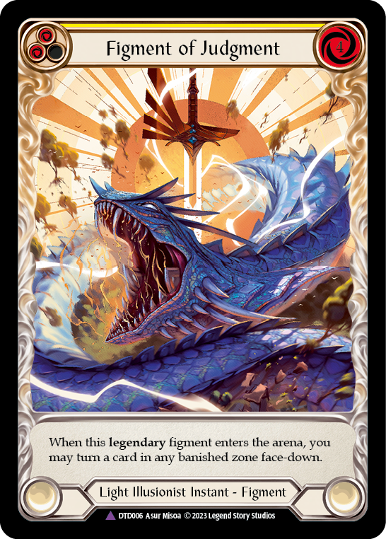 Image of Figment of Judgment // Themis, Archangel of Judgment (Marvel) [DTD006] (Dusk Till Dawn)  Cold Foil